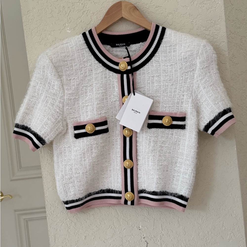 BALMAIN NEW BLOUSE authentic 100% size 8